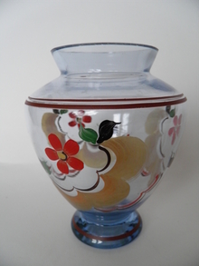 Vase handpainted Riihimäen lasi SOLD OUT