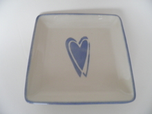 Plate Heart lightblue Pentik SOLD OUT