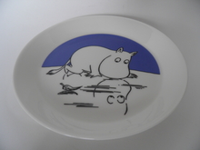 Moomin Plate Moomintroll on Ice SOLD OUT