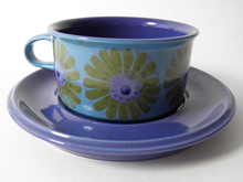 Tea Cup and Saucer Retro Arabia HLA SOLD OUT