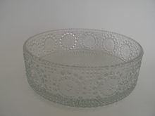 Grapponia Serving Bowl clear glass