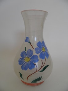 Vase blue Flowers SOLD OUT
