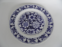Gardenia Salad Plate blue SOLD OUT