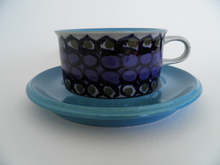 Tea Cup and Saucer blue Hilkka-Liisa Ahola 