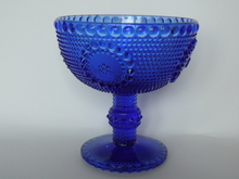 Grapponia Footed Serving Bowl blue