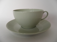 Sointu Tea Cup and Saucer lightgreen Arabia SOLD OUT