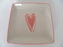 Plate Heart pink Pentik SOLD OUT