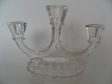 Art deco Candleholder Riihimäki Glass