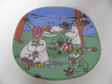 Moomin Wall Plate Happy Together 