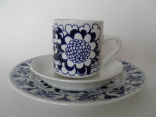 Gardenia Coffee Cup, Saucer and Side Plate  SOLD OUT