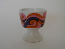 Egg cup lilac-red Arabia GOG 