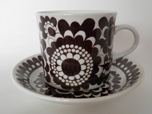Arabia 100 Years Cup and Saucer brown SOLD OUT