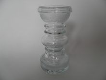 Carmen Vase/Candleholder clear glass SOLD OUT