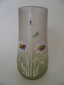 Vase handpainted Daisies