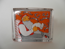 Glass Card Santa Claus Iittala SOLD OUT