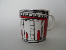 Finnish Parliament Mug red SOLD OUT