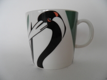 Birds Mug Green Office Pekka Paikkari SOLD OUT