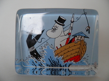 Moominpappa and the Sea - Glass card SOLD OUT