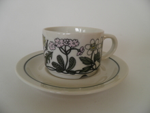 Flora Coffee Cup and Saucer Arabia 