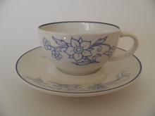 Sininen Keittiö Coffee Cup and Saucer