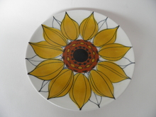 Sunflower Plate Arabia