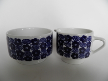 Rypäle Sugar Bowl and Creamer blue SOLD OUT