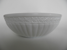 Kara Bowl white Glass