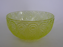 Riikinkukko Dessert Bowl yellow 