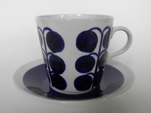 Blue Decoration Coffee Cup and Saucer Tomula SOLD OUT