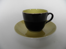 Paula Coffee Cup and Saucer black Arabia