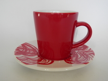 Espresso Cup and Saucer red Iittala SOLD OUT