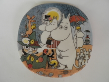 Moomin Wall Plate Sunday Stroll