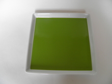 Plate green Square Arabia SOLD OUT