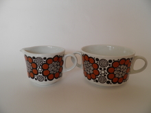 Sugar Bowl and Creamer retro Arabia SOLD OUT