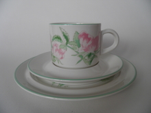 Rosa dumalis Coffee Cup and 2 Plates Arabia SOLD OUT