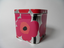 Unikko Tin Box pink Marimekko SOLD OUT