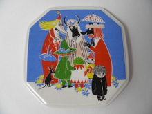 Moomin Wall Plate Who will comfort Toffle SOLD OUT