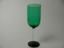 Footed Glass green Nanny Still SOLD OUT