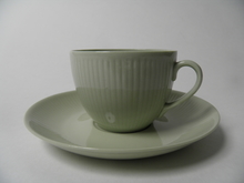 Sointu Coffee Cup and Saucer green Arabia