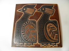 Wall Plate 2 Birds Raija Uosikkinen 