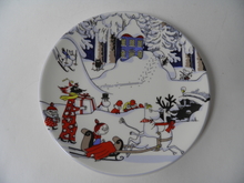 New Christmas Plate, large Arabia SOLD OUT