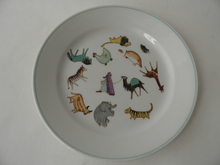Zoo Children's Dinner Plate Arabia SOLD OUT