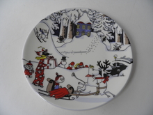 Moomin plate New Christmas Plate 