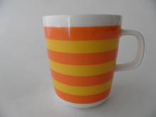 Tasaraita Mug Orange-yellow Marimekko SOLD OUT