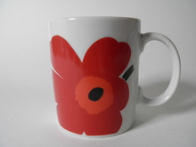 Unikko Mug red Marimekko 