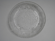 Fauna plate clear glass SOLD OUT