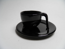 Ego Espresso cup and saucer black SOLD OUT