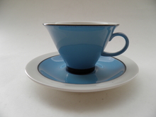 Harlekin turquoise Espresso Cup and Saucer Arabia SOLD OUT
