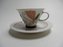 Harlekin Carneval Mocha Cup And Saucer