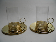 Karaatti high Glass and Saucer 2 pcs Sarpaneva